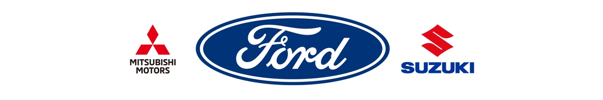Logos Ford, Suzuki, Mitsubishi